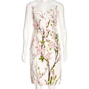 dolce gabbana cherry blossom dress sz 44